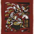 Sadao Watanabe 渡辺 禎雄 (1913-1996), Christmas, screenprint. Collection of the Kalamazoo Institute of Arts; Director’s Fund Purchase, 1964/5.926