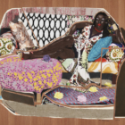 Mickalene Thomas, You’re Gonna Give Me the Love I Need, 2010, mixed media. Permanent Collection Fund Purchase. 