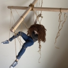 Grace Klang, Marionette, mixed media. From the 2021 High School Area Show