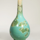 Li Hongwei, Dan ping vase, traced ink splash glaze, 2018, porcelain. On loan from the artist and Pucker Gallery.