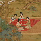 Xu Zhuang, active late 17th century China, Qing dynasty (1644–1912) Court Ladies at Play, 1683 Ink and color on silk Gift of Ruth and Bruce Dayton 2012.35