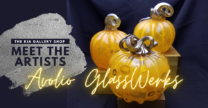 Blown Glass Pumpkins from Avolio Glasswerks