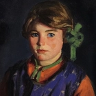 Robert Henri, Catherine (inscribed on back of painting “Catharine”), 1924, oil on canvas. Collection of the Flint Institute of Arts, Flint, Michigan. Gift of James W. Sibley in memory of Harriet Cumings Sibley, 1984.7