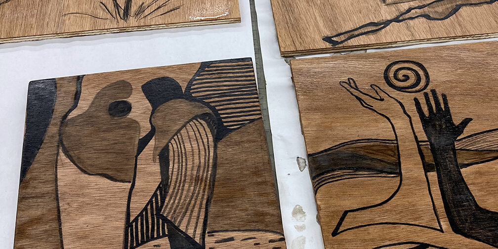 MOKULITO (WOOD LITHOGRAPHY) - Kalamazoo Institute of Arts